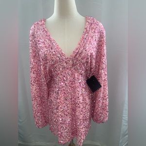 Retrofete pink sequin dress new with tags